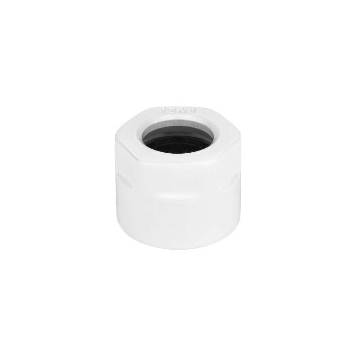 Złączka zaciskowa M22x1,5 x Cu 15mm biała