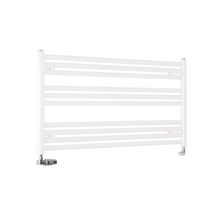 Grzejnik łazienkowy poziomy Intention IT-600x1200-W 60x120cm, moc 623W, biały