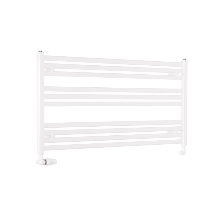Grzejnik łazienkowy poziomy Intention IT-600x1200-W 60x120cm, moc 623W, biały