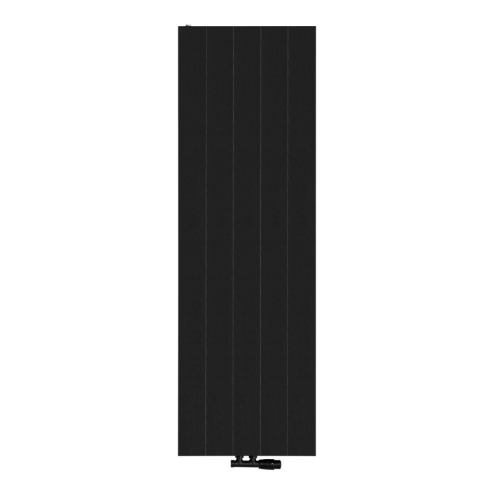 Grzejnik dekoracyjny Space SPL20 1600x500 czarny z zaworem Multiflow
