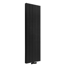 Grzejnik dekoracyjny Space SPL20 1600x500 czarny z zaworem Multiflow
