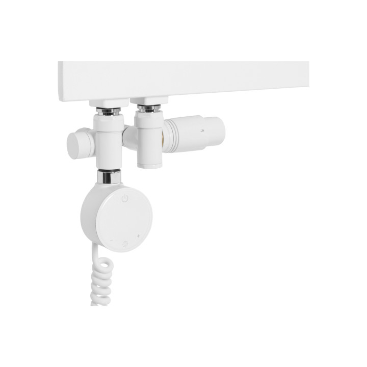 Grzejnik łazienkowy ELCHE EL-690x400-D50L/P-WM biały mat
