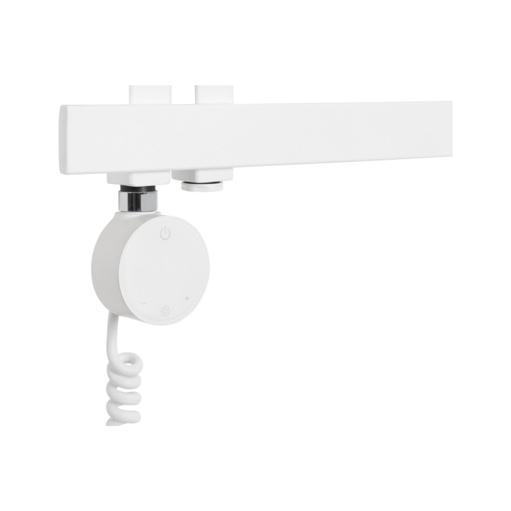 Grzejnik łazienkowy ELCHE EL-690x400-D50L/P-WM biały mat