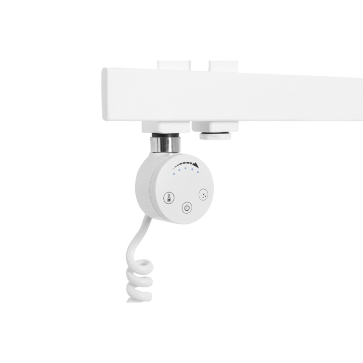 Grzejnik łazienkowy ELCHE EL-690x400-D50L/P-WM biały mat
