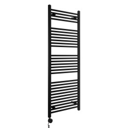Grzejnik łazienkowy elektryczny Constans 1500x600 czarny 800W