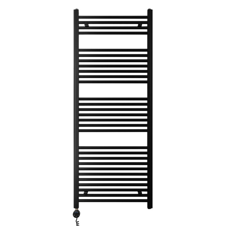 Grzejnik łazienkowy elektryczny Constans 1500x600 czarny 800W