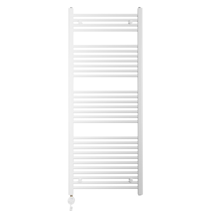 Grzejnik łazienkowy elektryczny Constans 1500x600 biały 800W