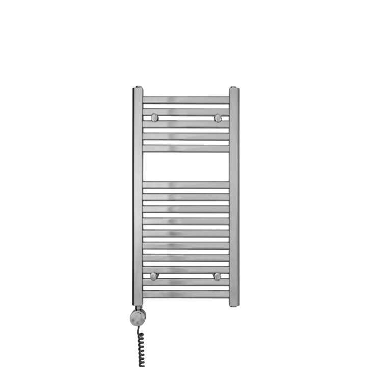 Grzejnik łazienkowy elektryczny Intention 800x400 chrom 200W prawy
