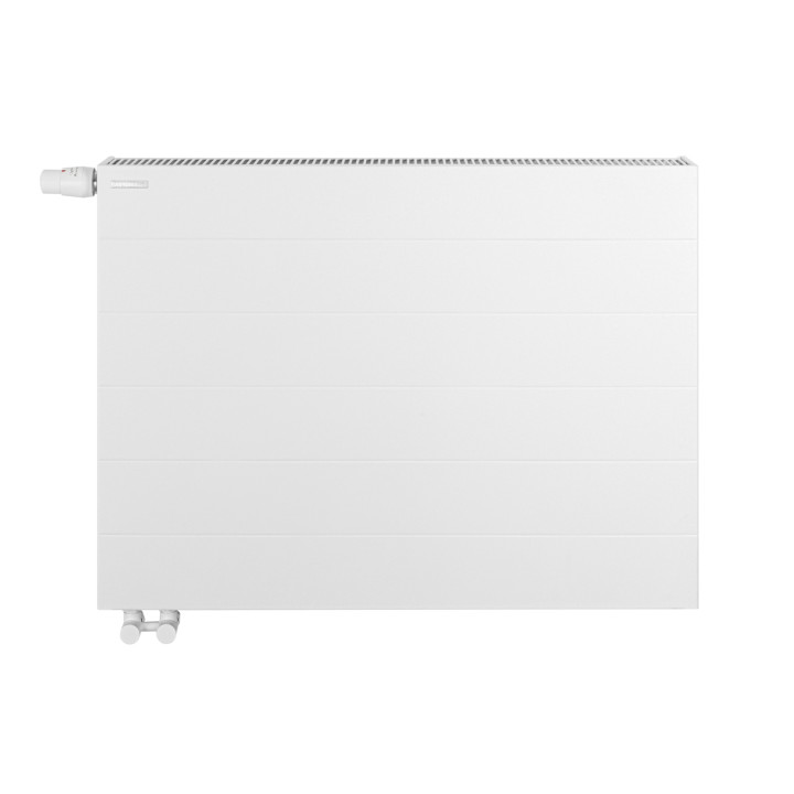 Grzejnik dekoracyjny poziomy Space Line V22 600x800 biały lewy