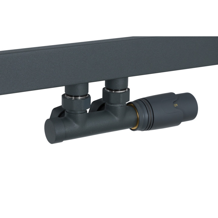 Grzejnik łazienkowy Hati HT-972x400-D50-G grafit