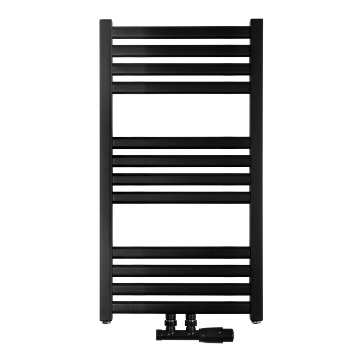 Grzejnik łazienkowy Neso NS-735x400-D50-B czarny