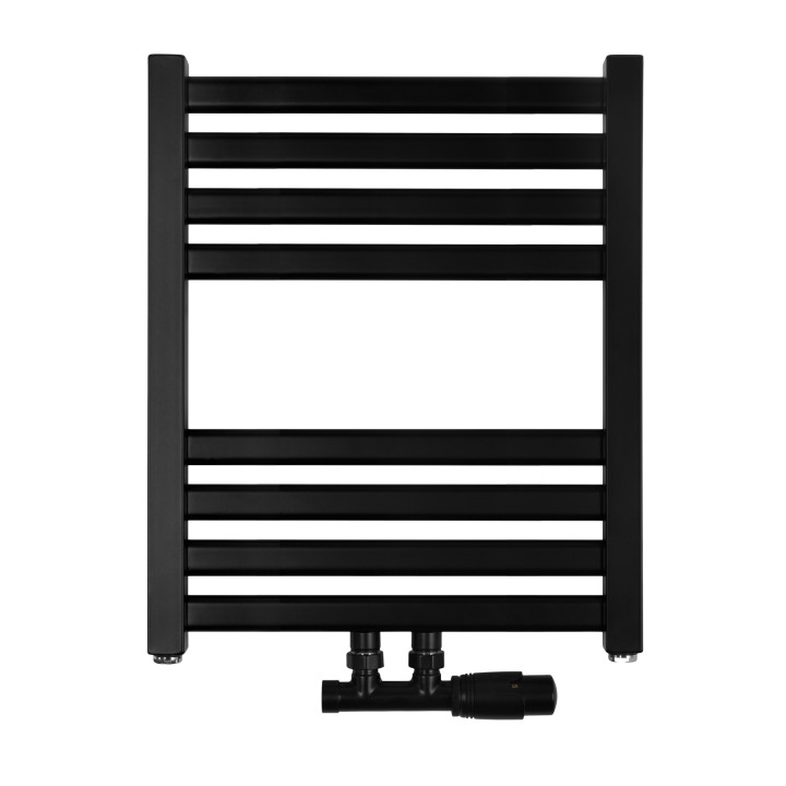 Grzejnik łazienkowy Neso NS-480x400-D50-B czarny