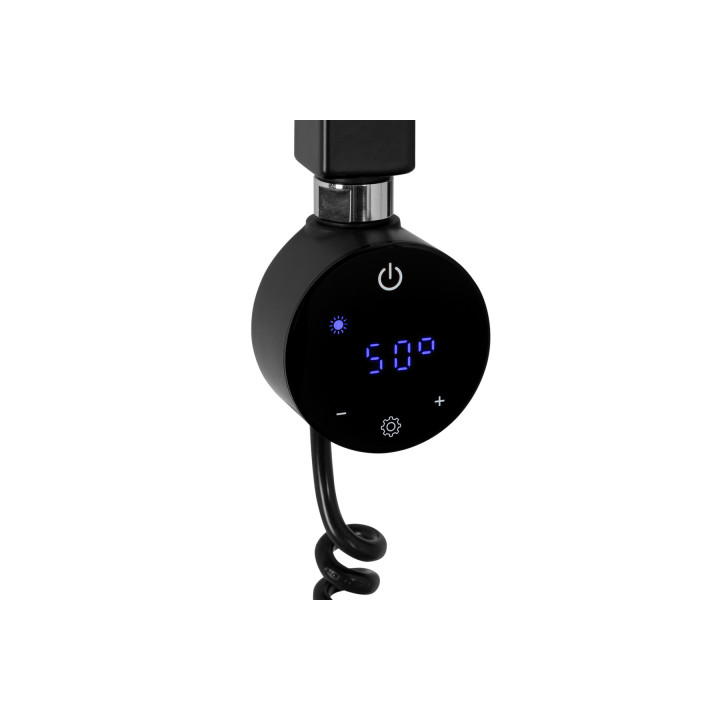 Grzejnik łazienkowy Neso NS-480x400-D50-B czarny