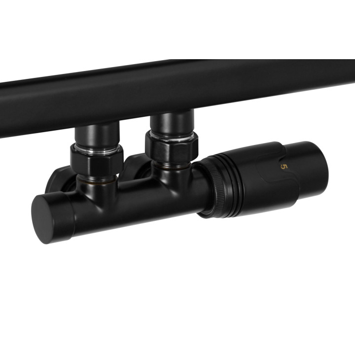 Grzejnik łazienkowy Neso NS-480x400-D50-B czarny