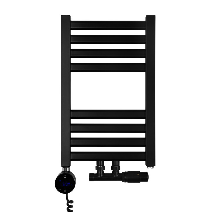 Grzejnik łazienkowy Neso NS-480x300-D50-B czarny