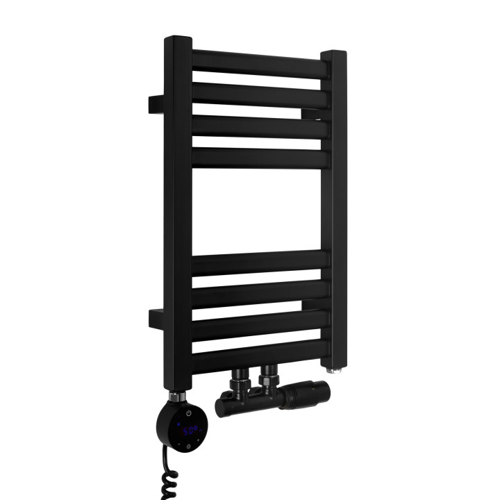 Grzejnik łazienkowy Neso NS-480x300-D50-B czarny