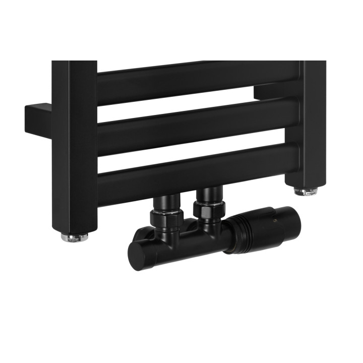 Grzejnik łazienkowy Neso NS-480x300-D50-B czarny