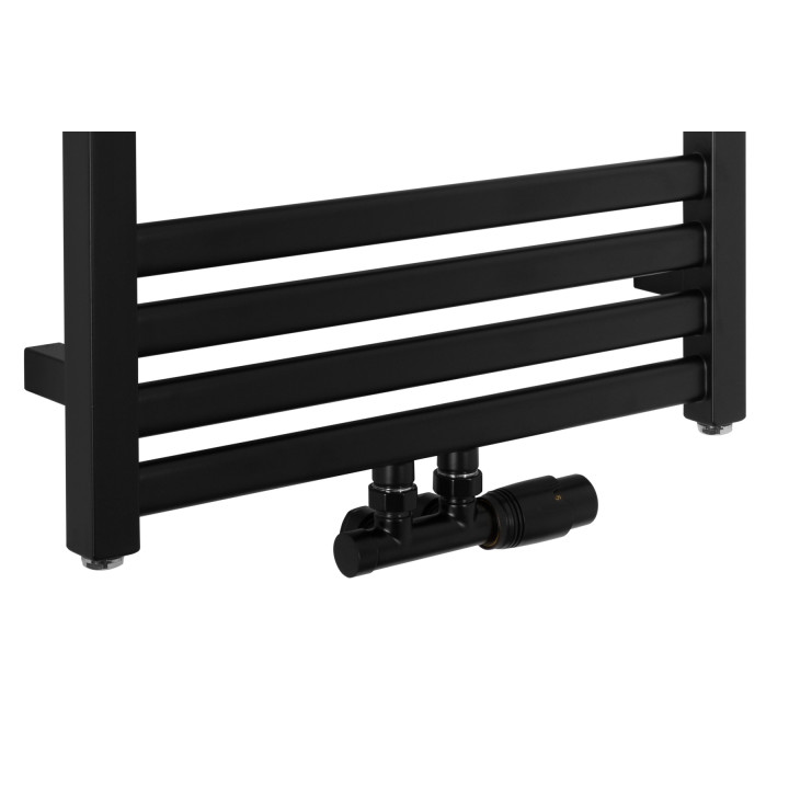 Grzejnik łazienkowy Neso NS-1275x500-D50-B czarny