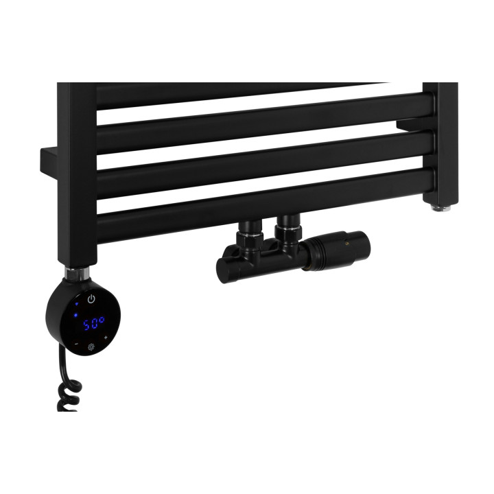 Grzejnik łazienkowy Neso NS-1275x500-D50-B czarny