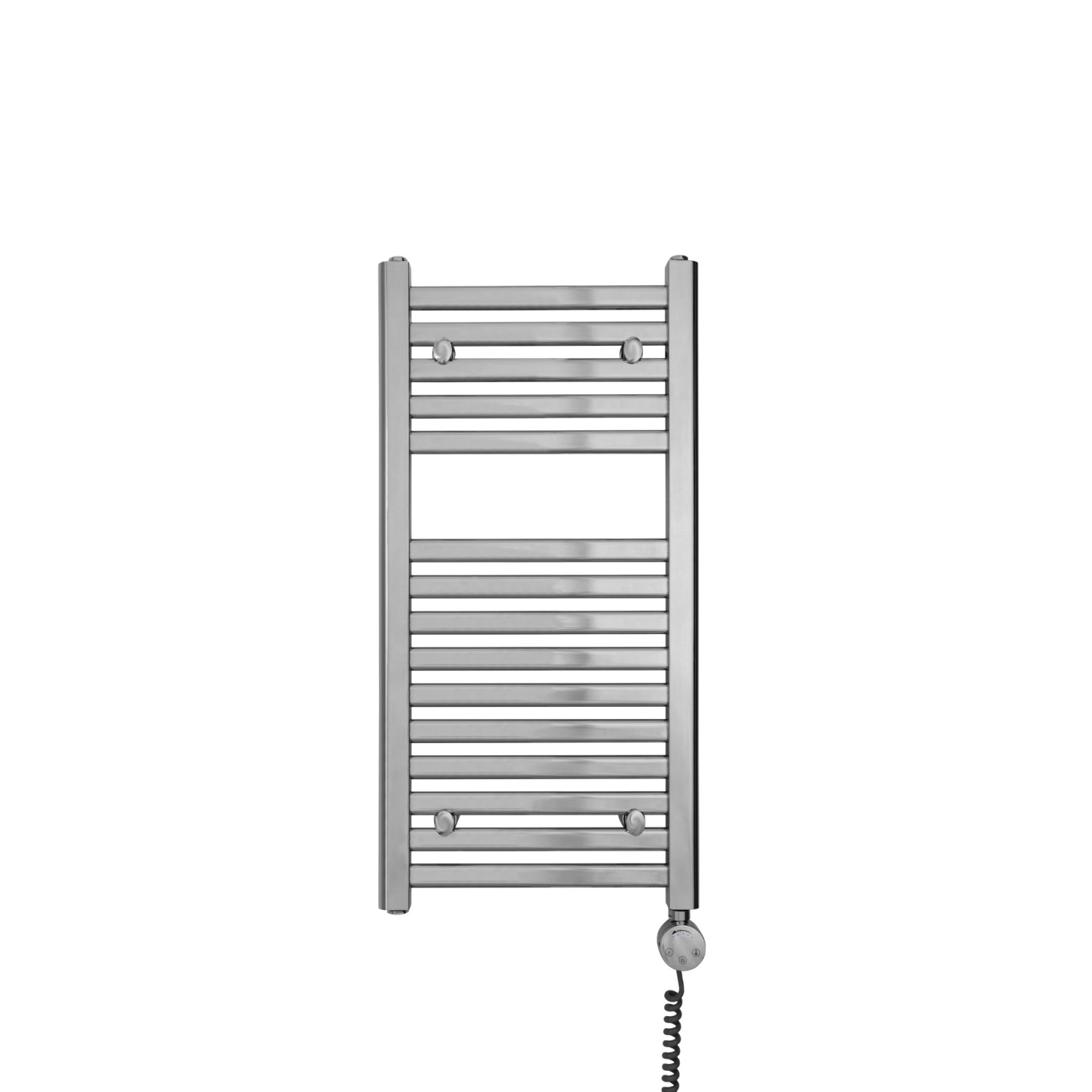 Grzejnik łazienkowy elektryczny Intention 800x400 chrom 200W prawy