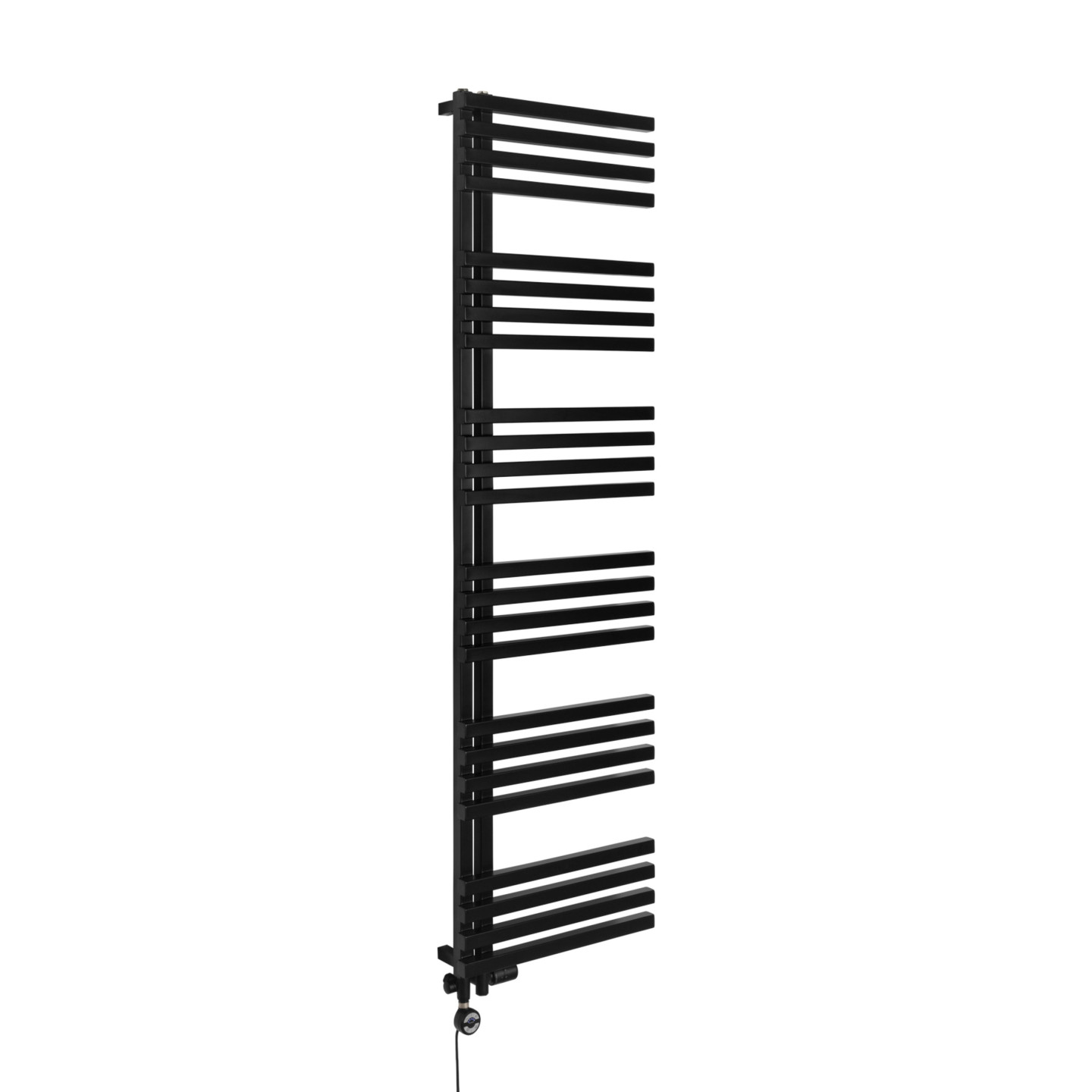 Grzejnik łazienkowy Lolly LO-1800x500-D50L/P-BM czarny