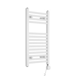 Grzejnik łazienkowy elektryczny Constans 700x400 biały 300W prawy