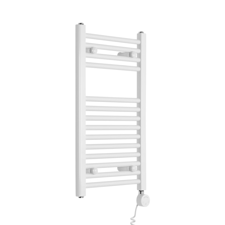 Grzejnik łazienkowy elektryczny Constans 700x400 biały 300W prawy