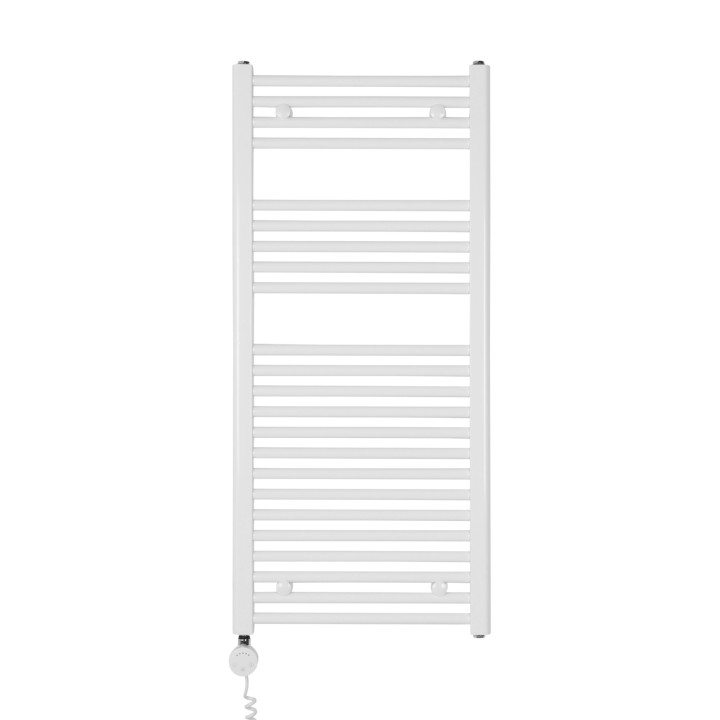 Grzejnik łazienkowy elektryczny Constans 1140x500 400W biały lewy