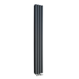 Grzejnik dekoracyjny Ultimate UT2E-1600x240-D50-G grafit struktura