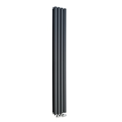 Grzejnik dekoracyjny Ultimate UT2E-1600x240-D50-G grafit struktura
