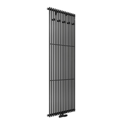 Grzejnik dekoracyjny pionowy Matrix 1 1800x660  D50 czarny mat