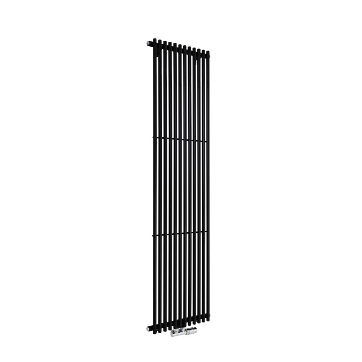 Grzejnik dekoracyjny pionowy Matrix 1 1800x500 957W czarny mat