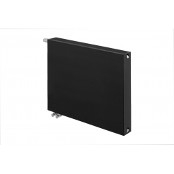 Grzejnik dekoracyjny poziomy Space SP22E 600x800 czarny lewy