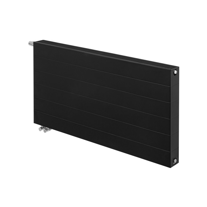 Grzejnik dekoracyjny poziomy Space SPL22E 600x1200 czarny lewy