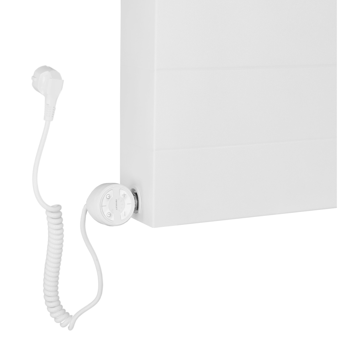 Grzejnik dekoracyjny poziomy Space SPL22E 600x1200 biały prawy