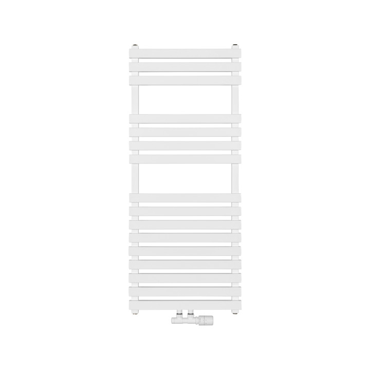 Grzejnik łazienkowy DELFINA DF-1200x500-D50-WM biały mat