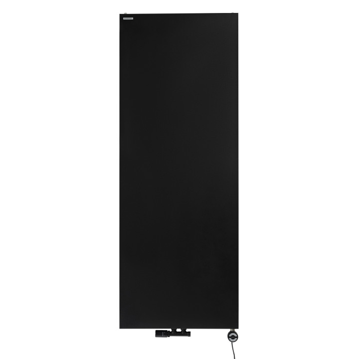Grzejnik dekoracyjny pionowy Space SP20E 1600x600 czarny struktura
