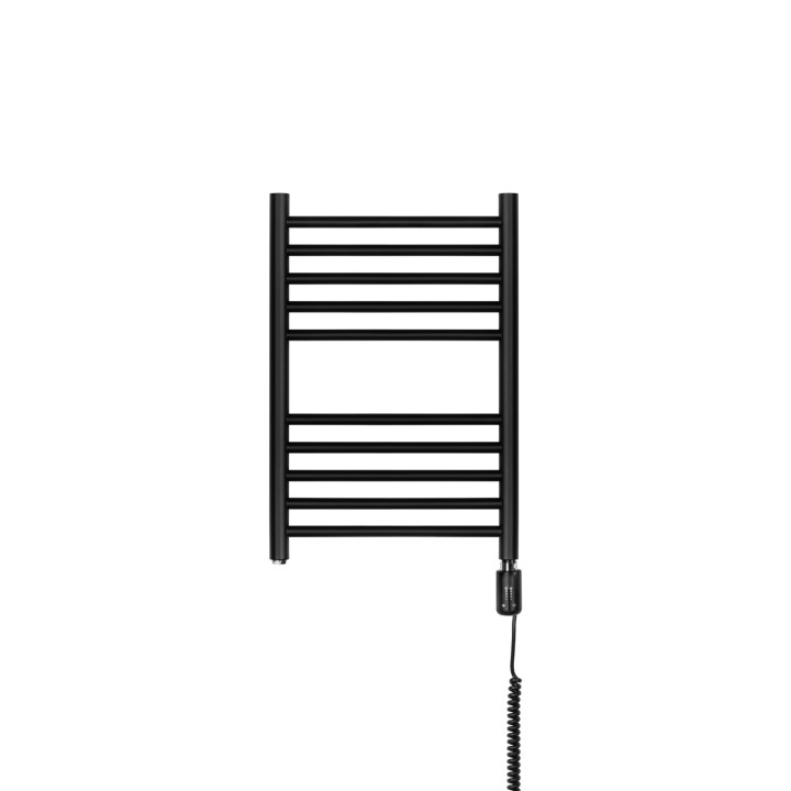 Grzejnik łazienkowy elektryczny Noemi 585x400 200W prawy czarny