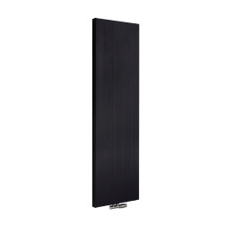 Grzejnik dekoracyjny pionowy Space SPL20 1600x500 czarny struktura