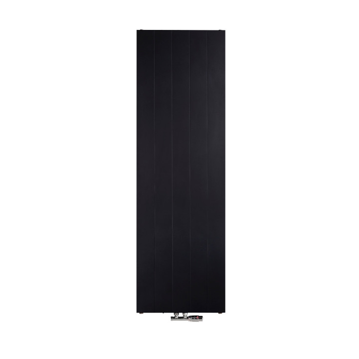 Grzejnik dekoracyjny pionowy Space SPL20 1600x500 czarny struktura
