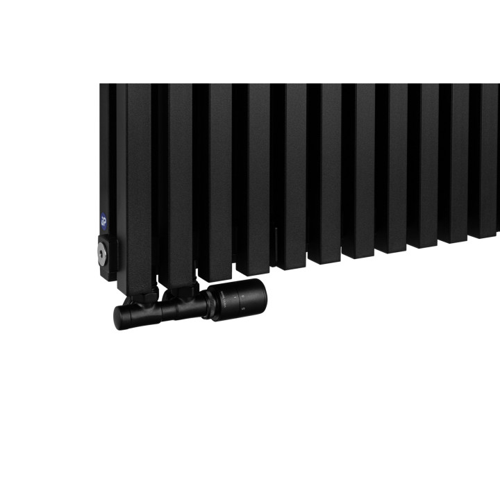 Grzejnik dekoracyjny poziomy EXTREME 575x1000, czarny