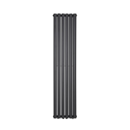 Grzejnik dekoracyjny Ultimate UT2E-1600x360-D50-G grafit struktura