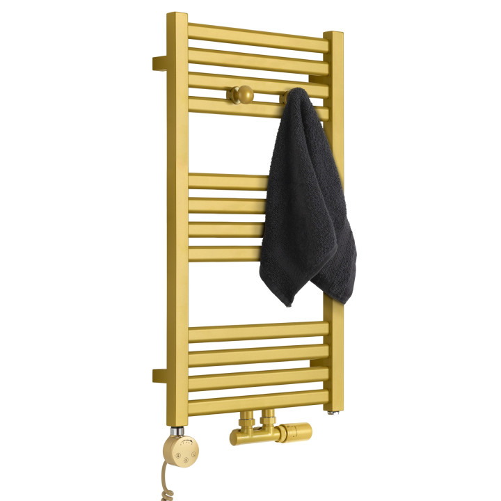 Grzejnik łazienkowy Neso NS-735x400-D50-Z złoty