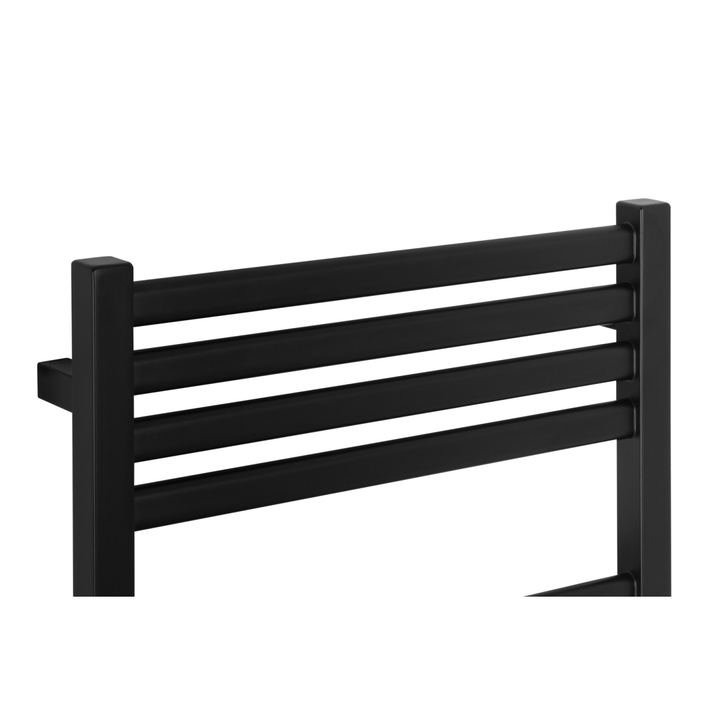 Grzejnik łazienkowy elektryczny Neso 1275x500 600W czarny prawy
