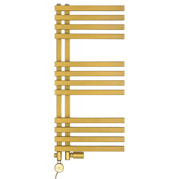 Grzejnik łazienkowy Lolly LO-870x400-D50L/P-Z złoty