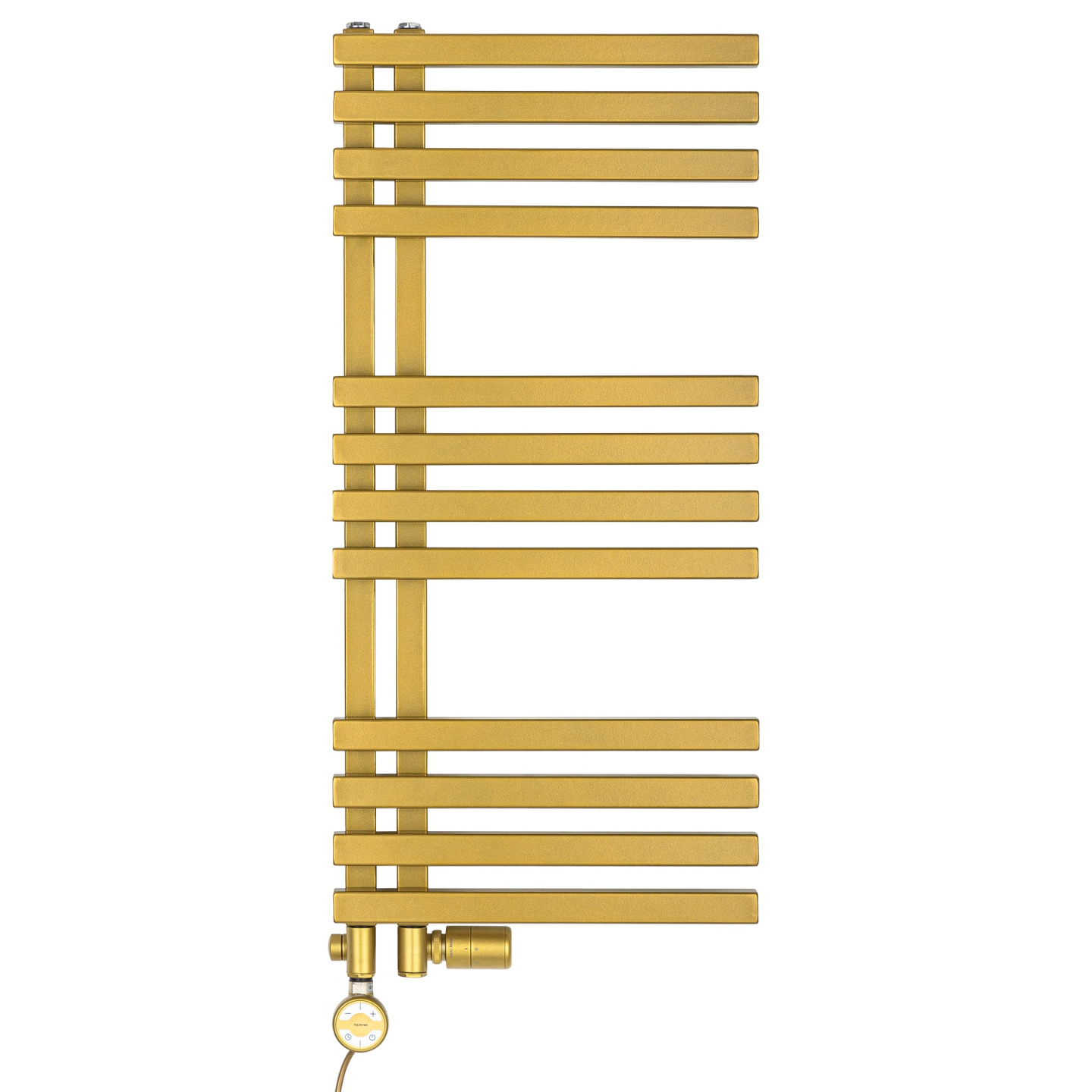 Grzejnik łazienkowy Lolly LO-870x400-D50L/P-Z złoty