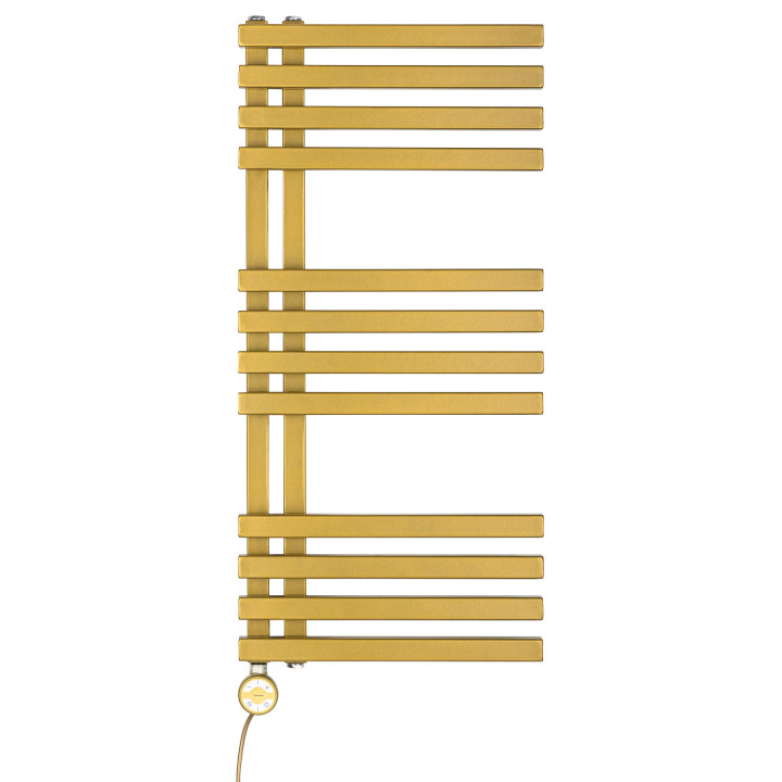 Grzejnik łazienkowy Lolly LO-870x400-D50L/P-Z złoty
