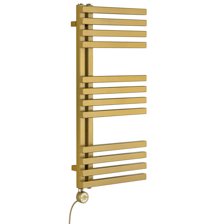 Grzejnik łazienkowy Lolly LO-870x400-D50L/P-Z złoty