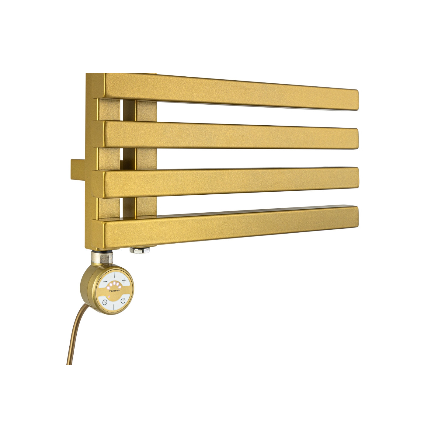 Grzejnik łazienkowy Lolly LO-870x400-D50L/P-Z złoty