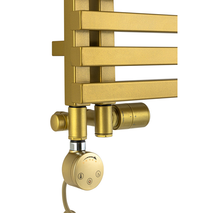 Grzejnik łazienkowy Lolly LO-870x400-D50L/P-Z złoty